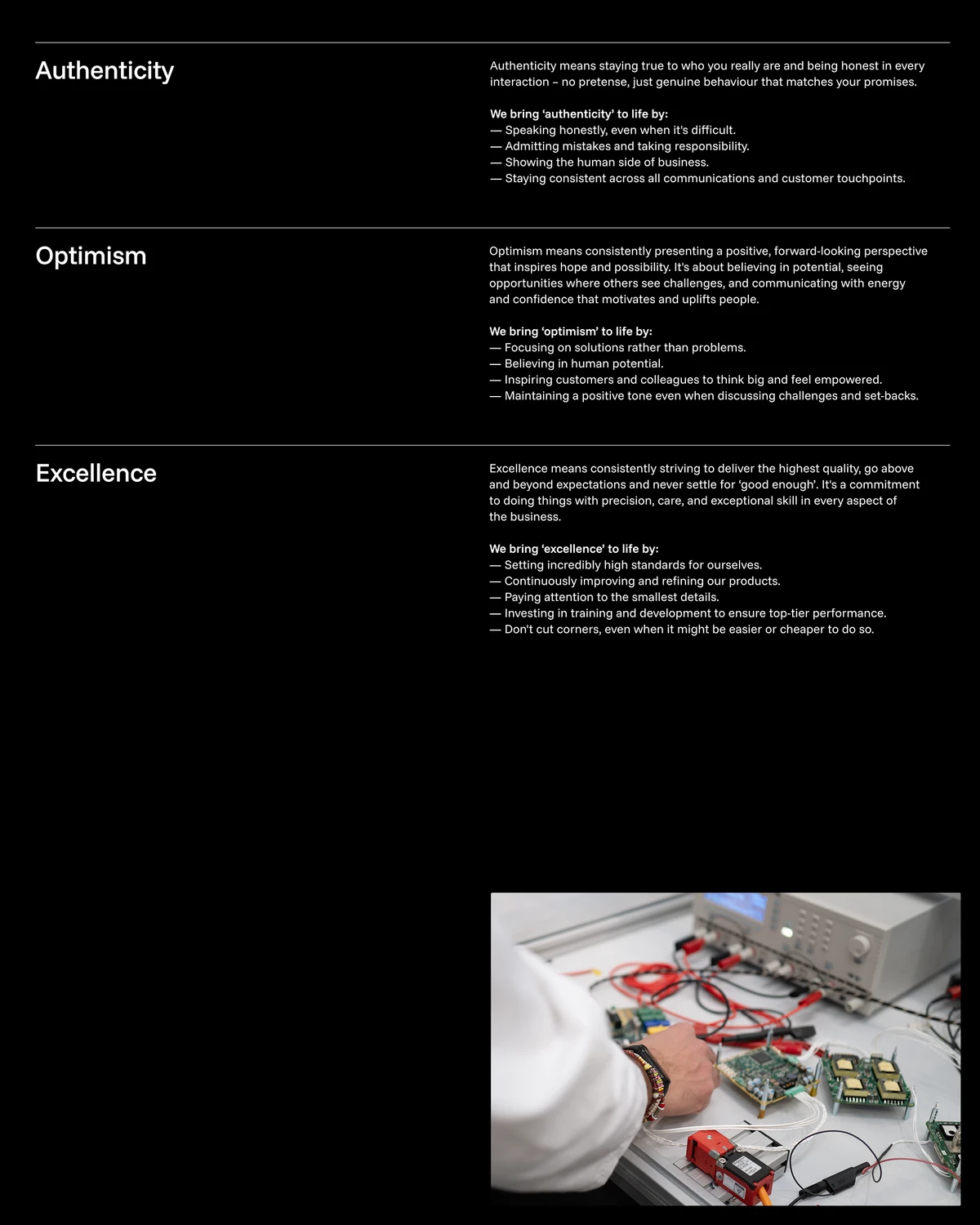 Magdrive brand behaviours