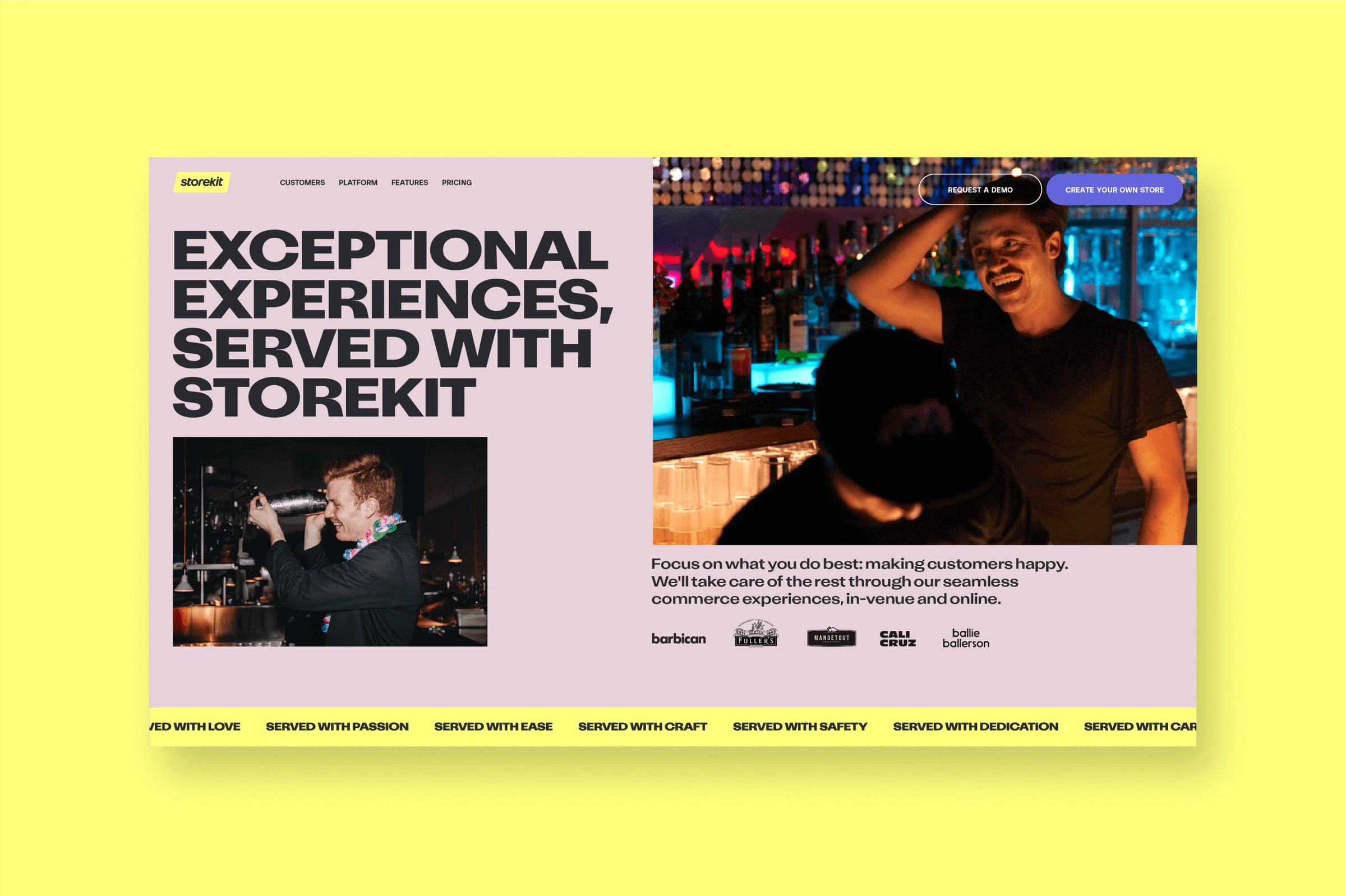 Storekit brand website