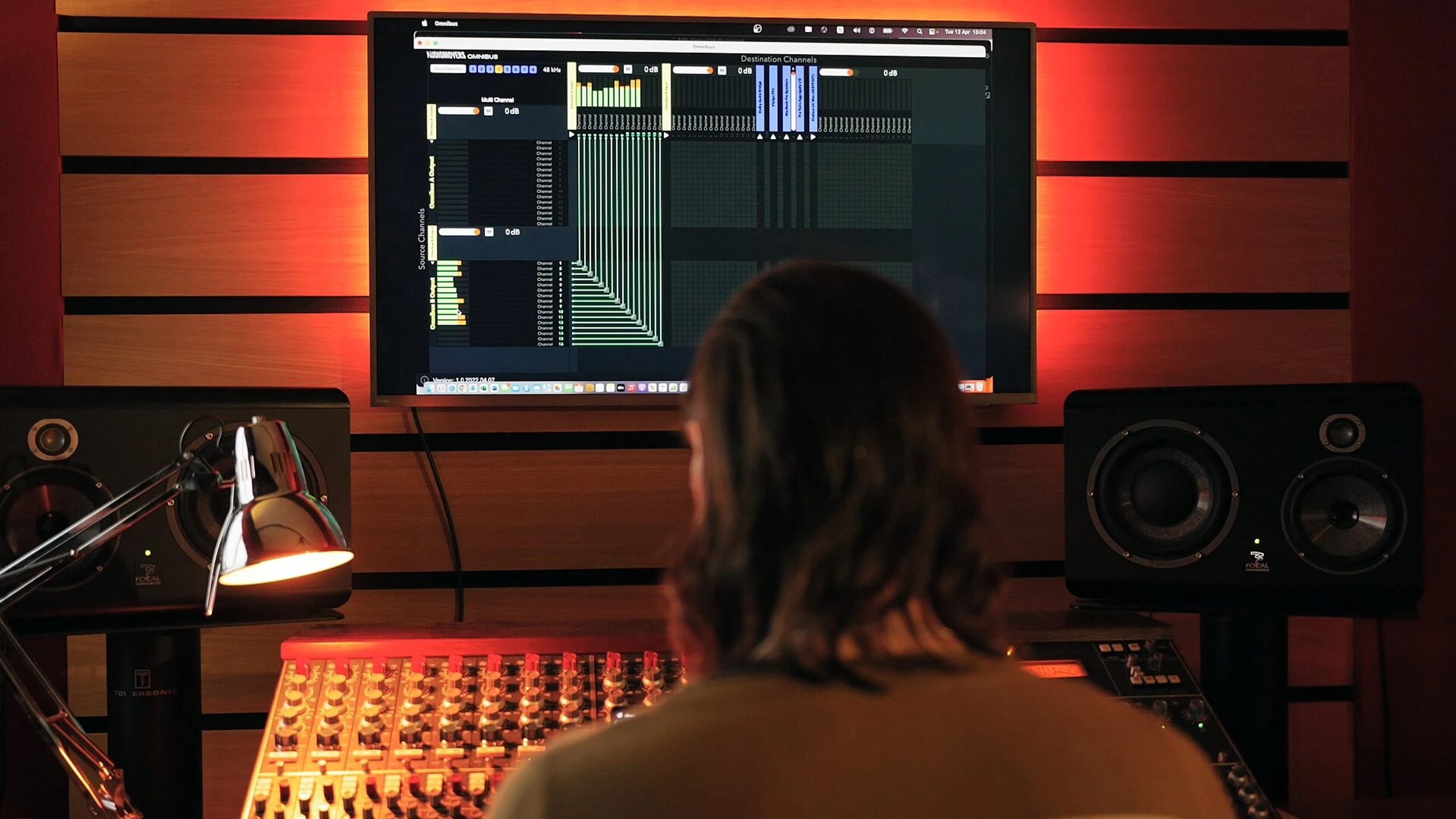 Audiomovers engineer using Omnibus