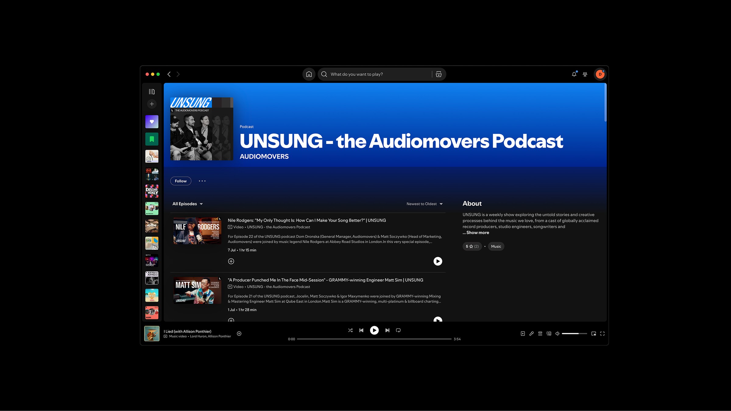 Audiomovers Spotify