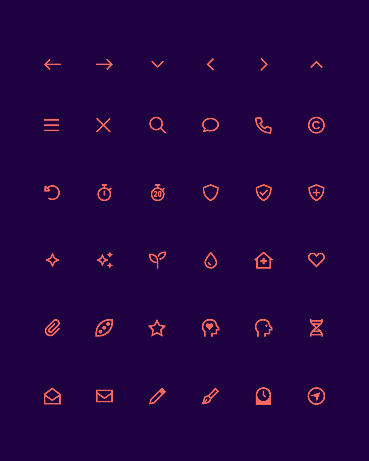 CF icon set
