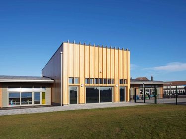 Timber frame school building