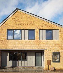 Contemporary house design with zinc cladding