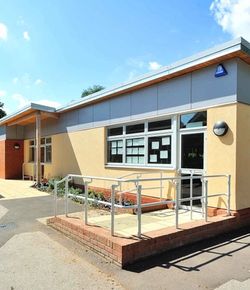 Timber frame school building