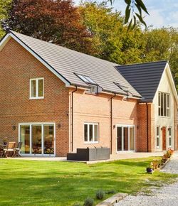 Detached house with bi-fold doors to garden area