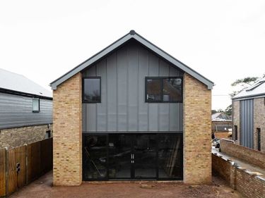 Contemporary house design with zinc cladding