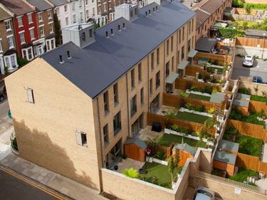 Terraced houses on a London street