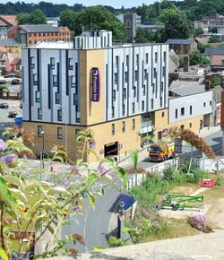 6 Storey Premier Inn hotel in Ipswich