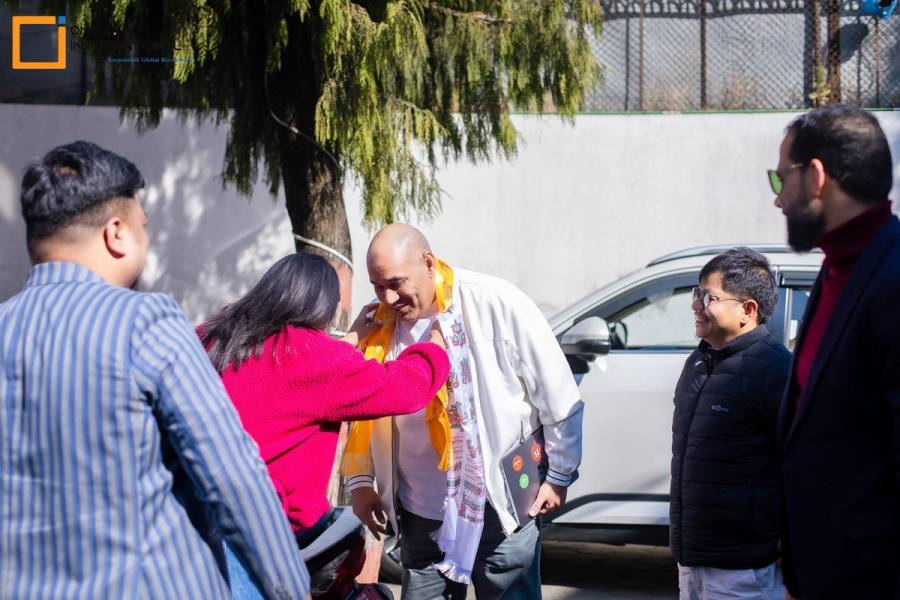 A khada on arrival