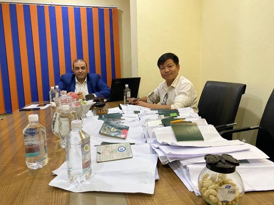 Reviewing candidates' files