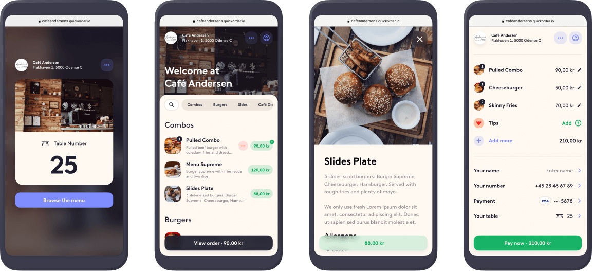 Ny online bestilling / self service