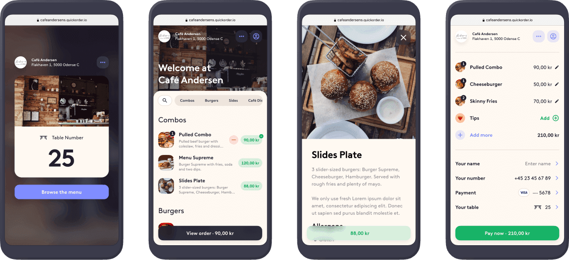 New online ordering / self service