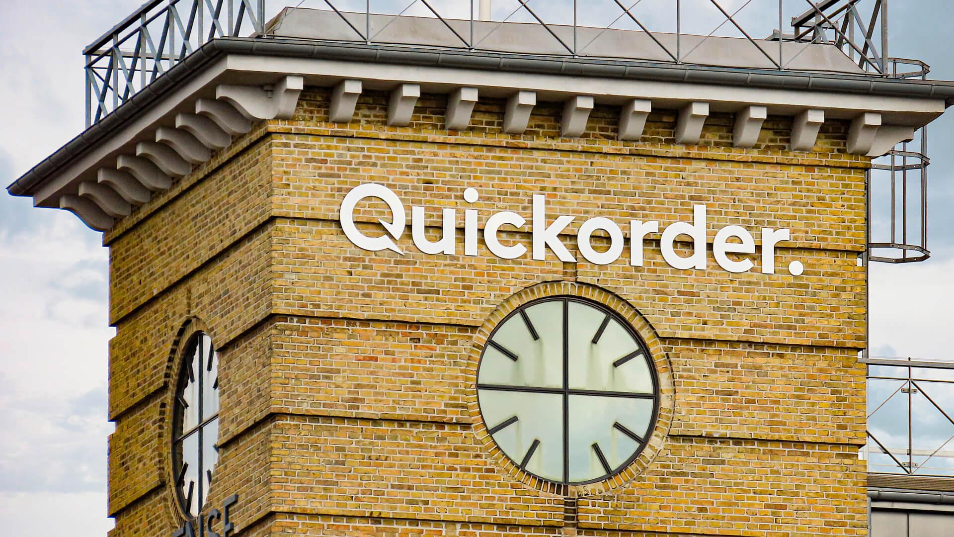 Quickorder HQ clocktowner like building