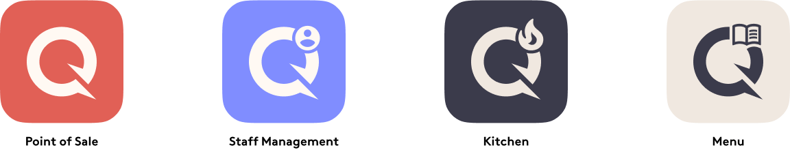 Quickorder app ikoner