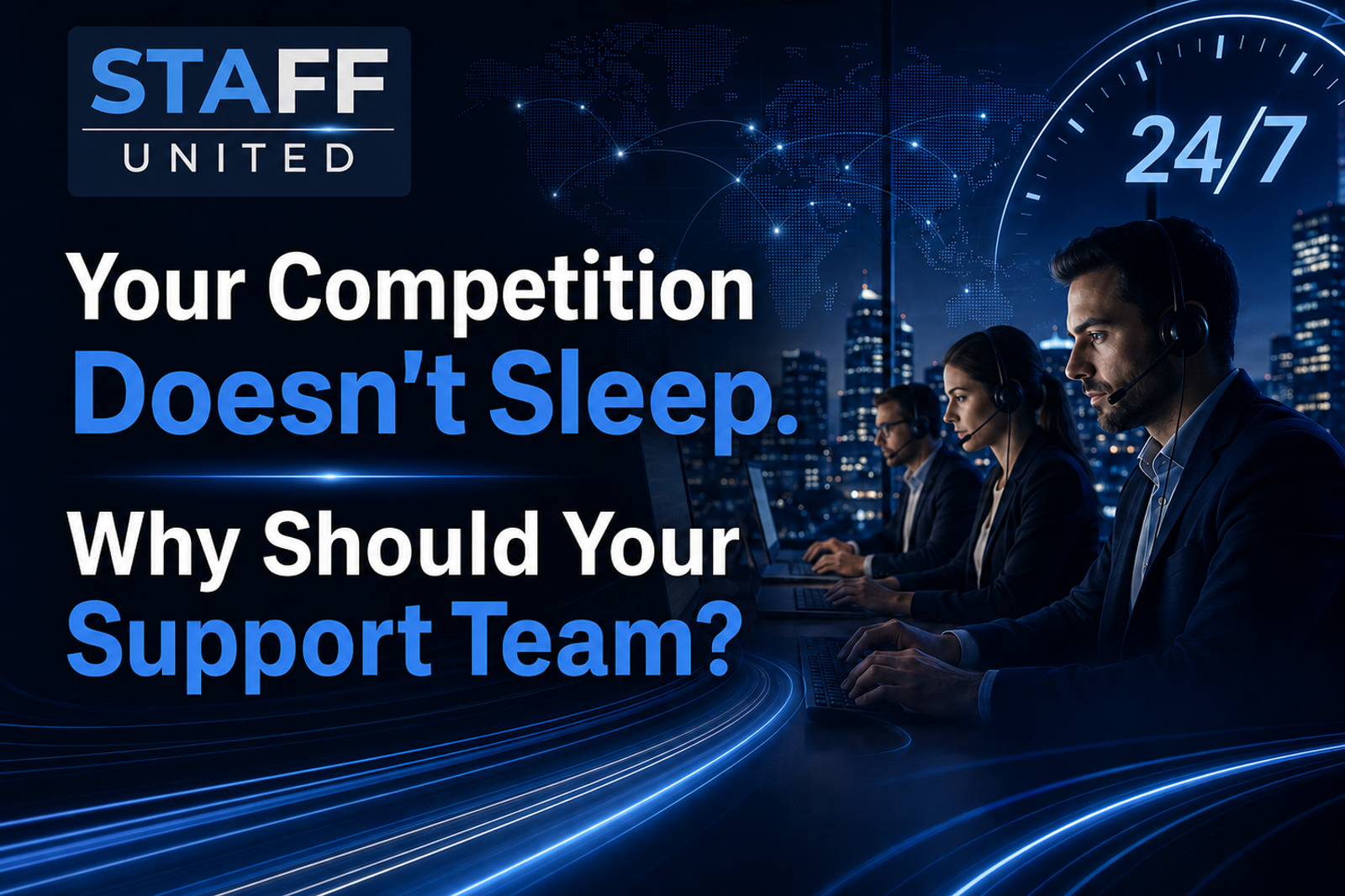 Your Competition Doesn’t Sleep. Why Should Your Support Team?
