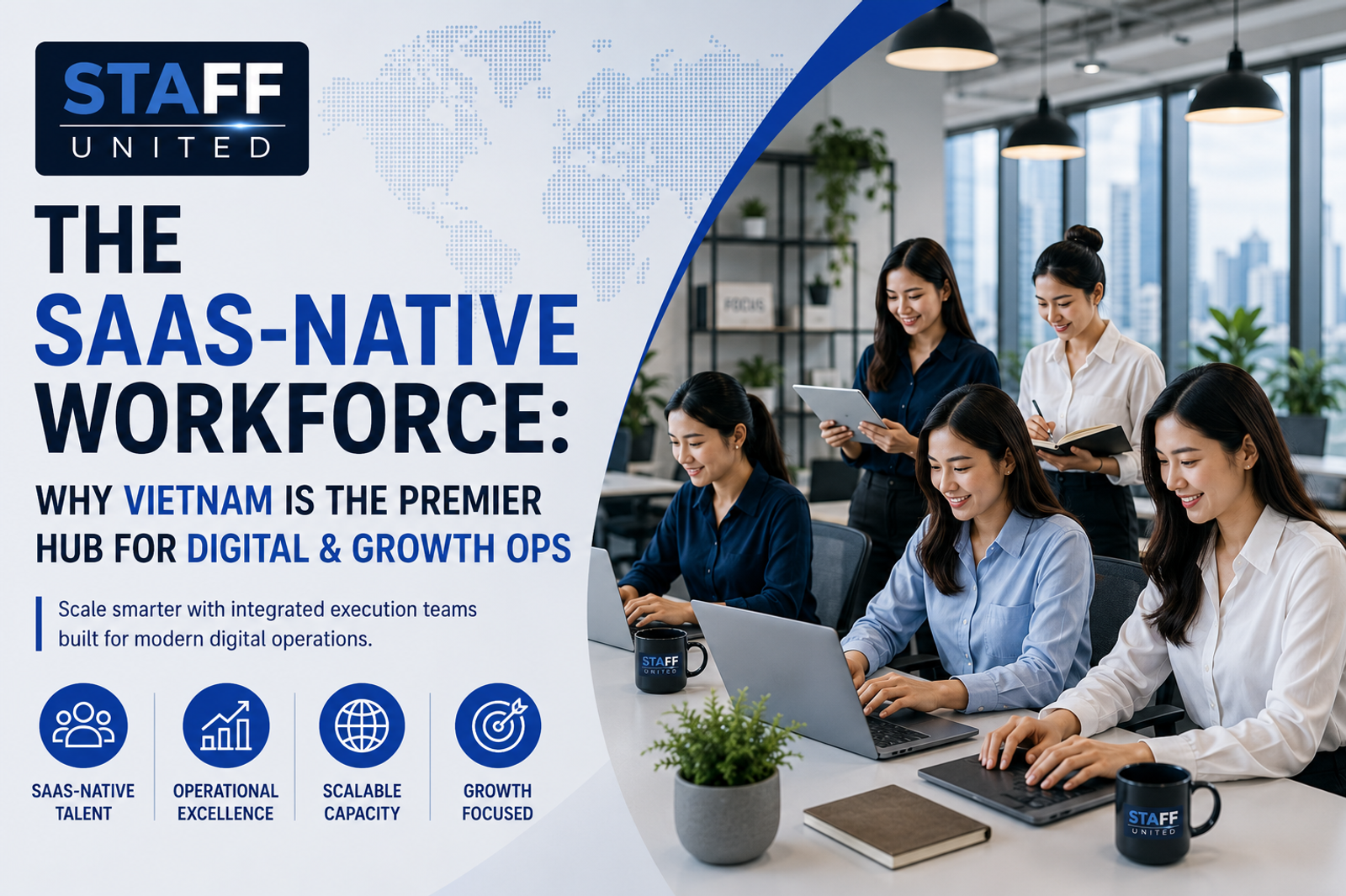 The SaaS-Native Workforce: Why Vietnam Has Become the Premier Hub for Digital & Growth Operations