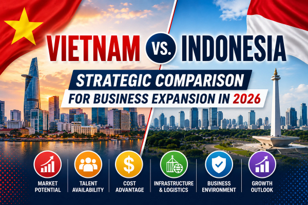 Vietnam vs. Indonesia: Strategic Comparison for Business Expansion in 2026