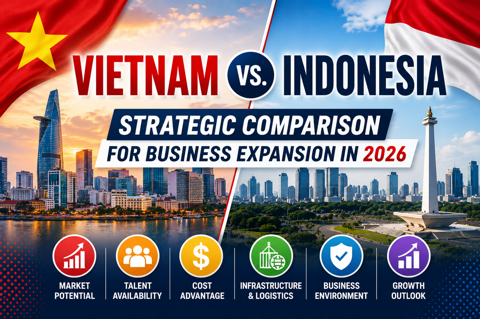 Vietnam vs. Indonesia: Strategic Comparison for Business Expansion in 2026