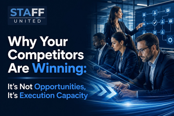 Why Your Competitors Are Winning: It’s Not Opportunities, It’s Execution Capacity