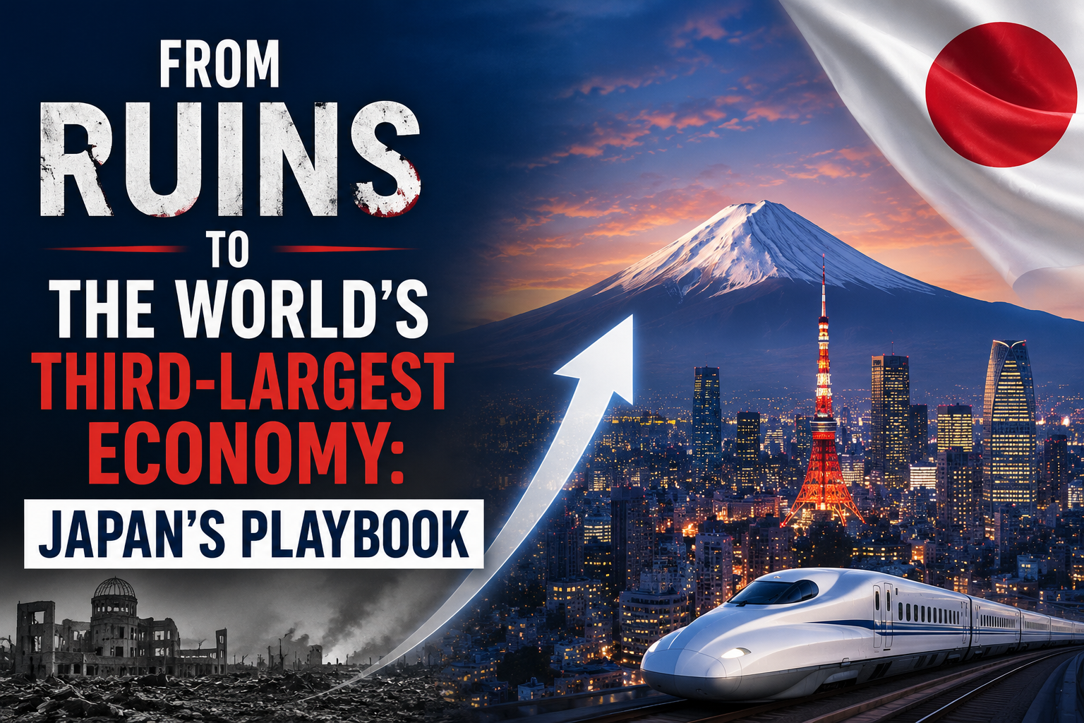 From Ruins to the World's Third-Largest Economy: Japan's Playbook