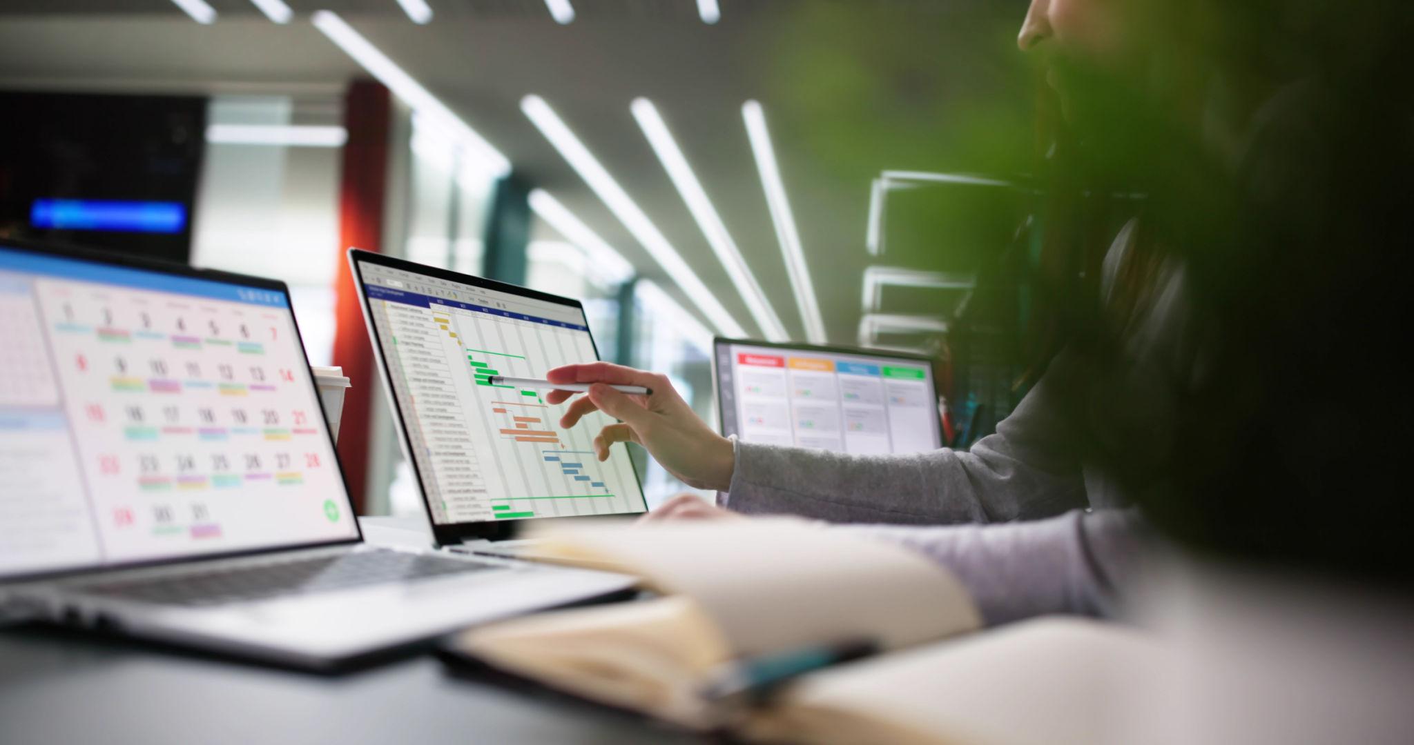 Structured offshore team managing business operations with defined workflows