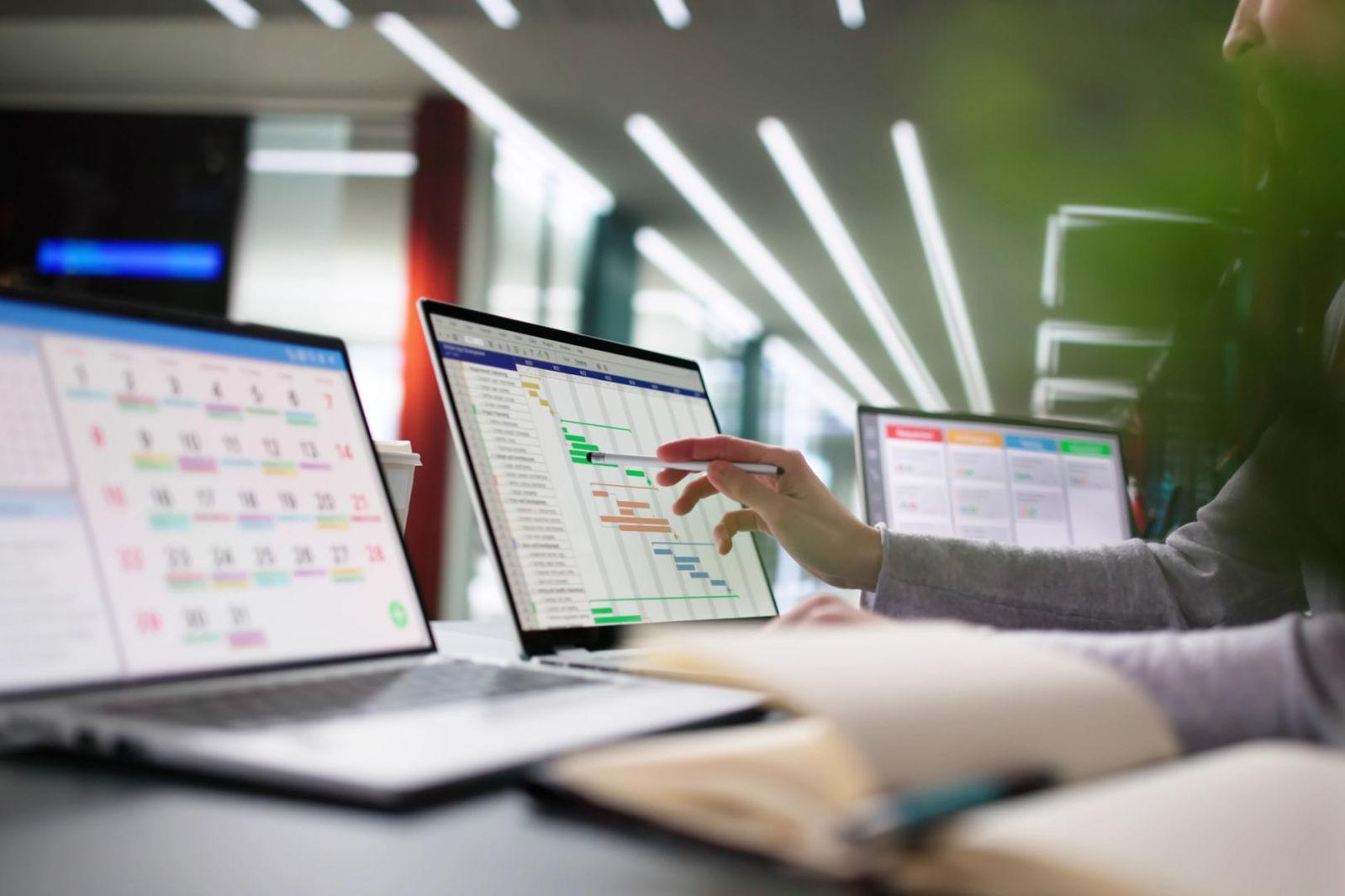 Structured offshore team managing business operations with defined workflows