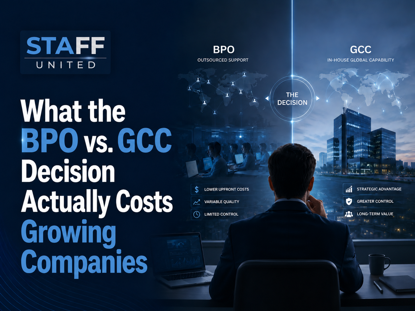 What the BPO vs. GCC Decision Actually Costs Growing Companies