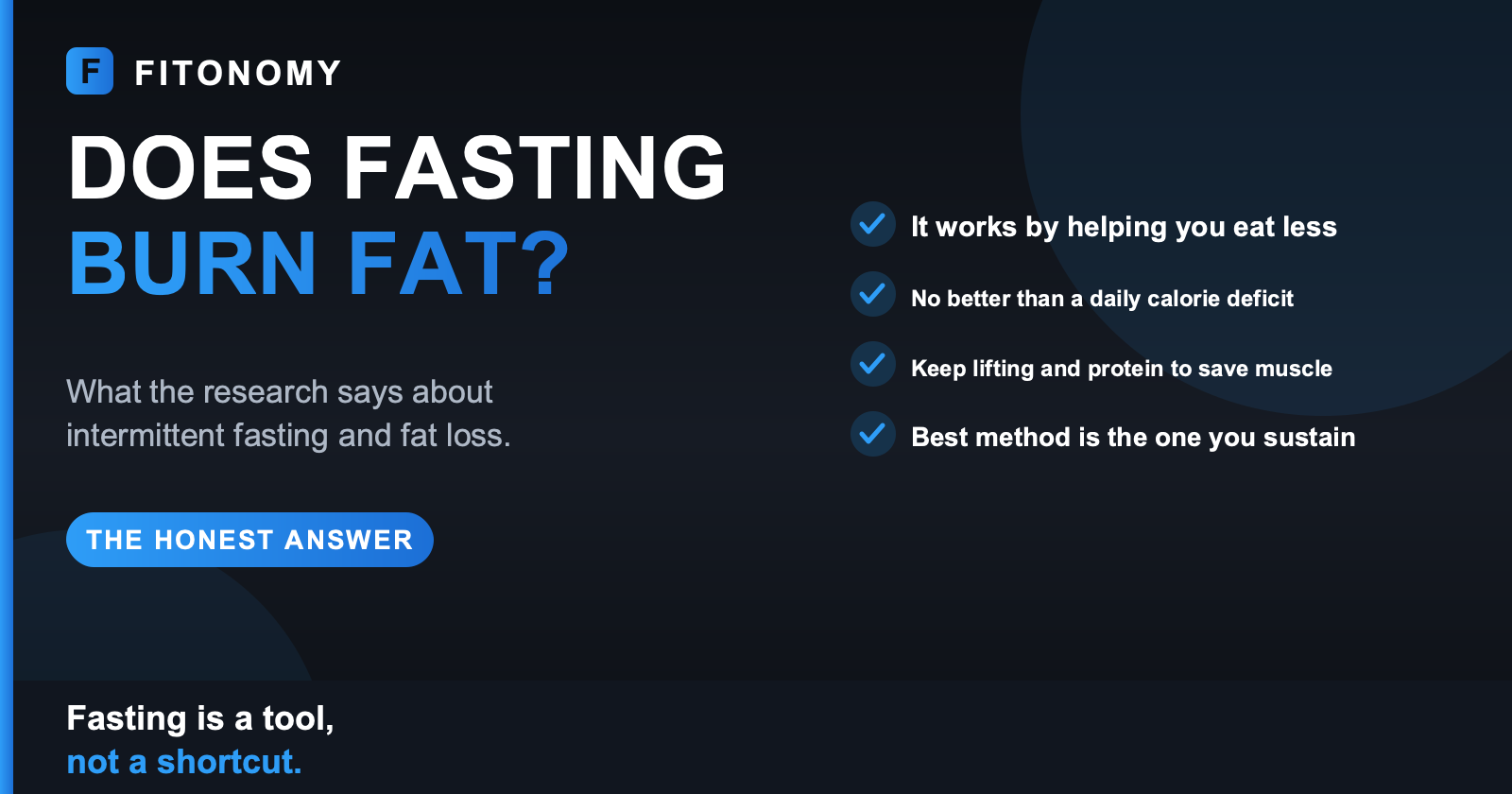 Does intermittent fasting work for fat loss, what the science says - Fitonomy