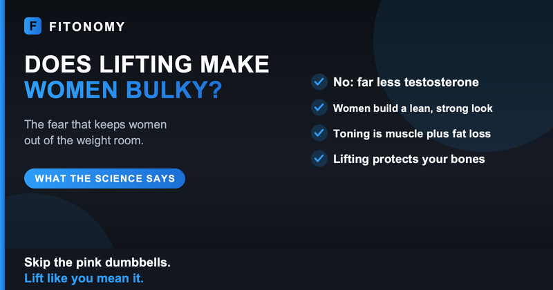 Does lifting weights make women bulky - Fitonomy