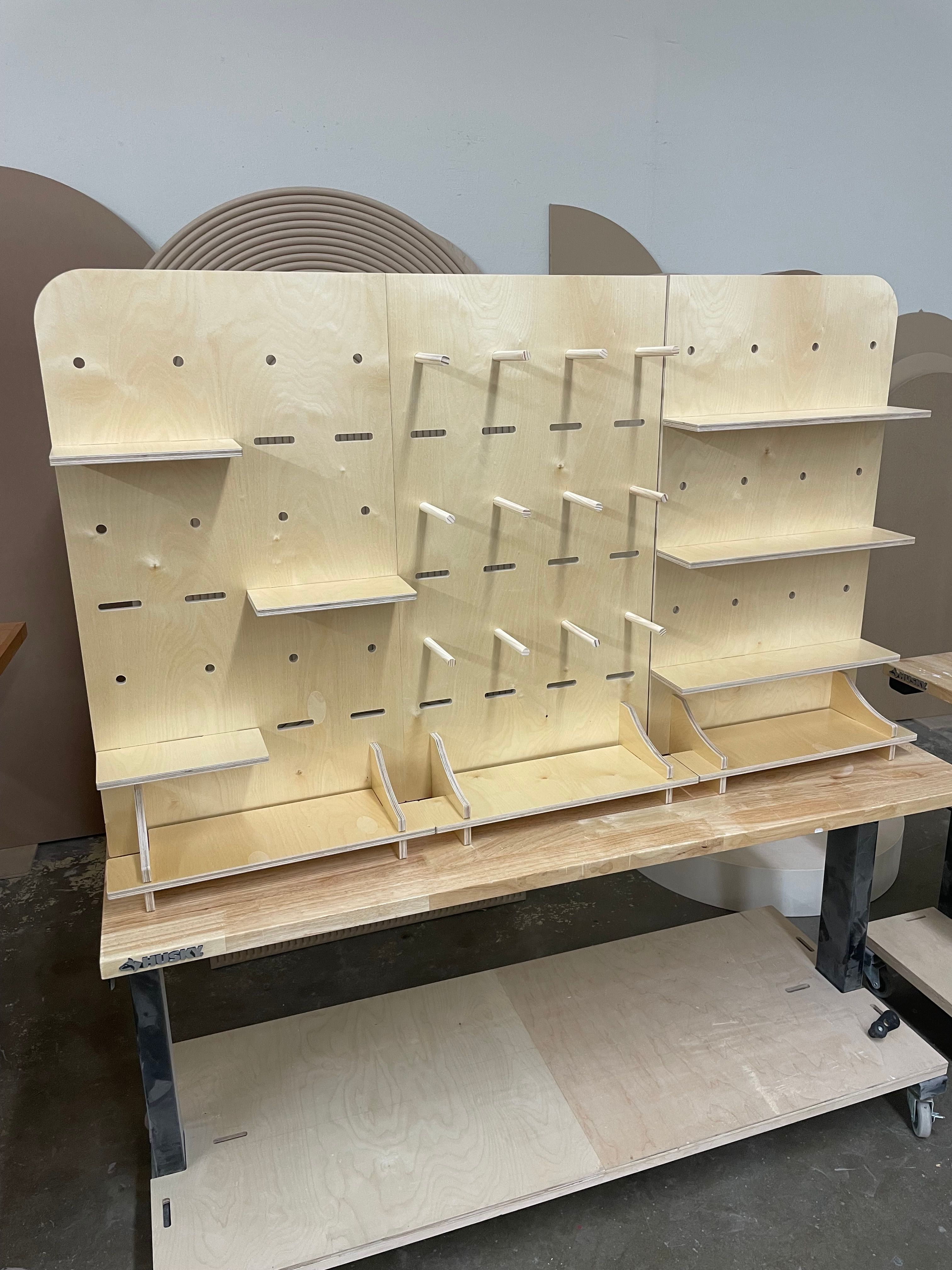The Birch Grid Display Wall