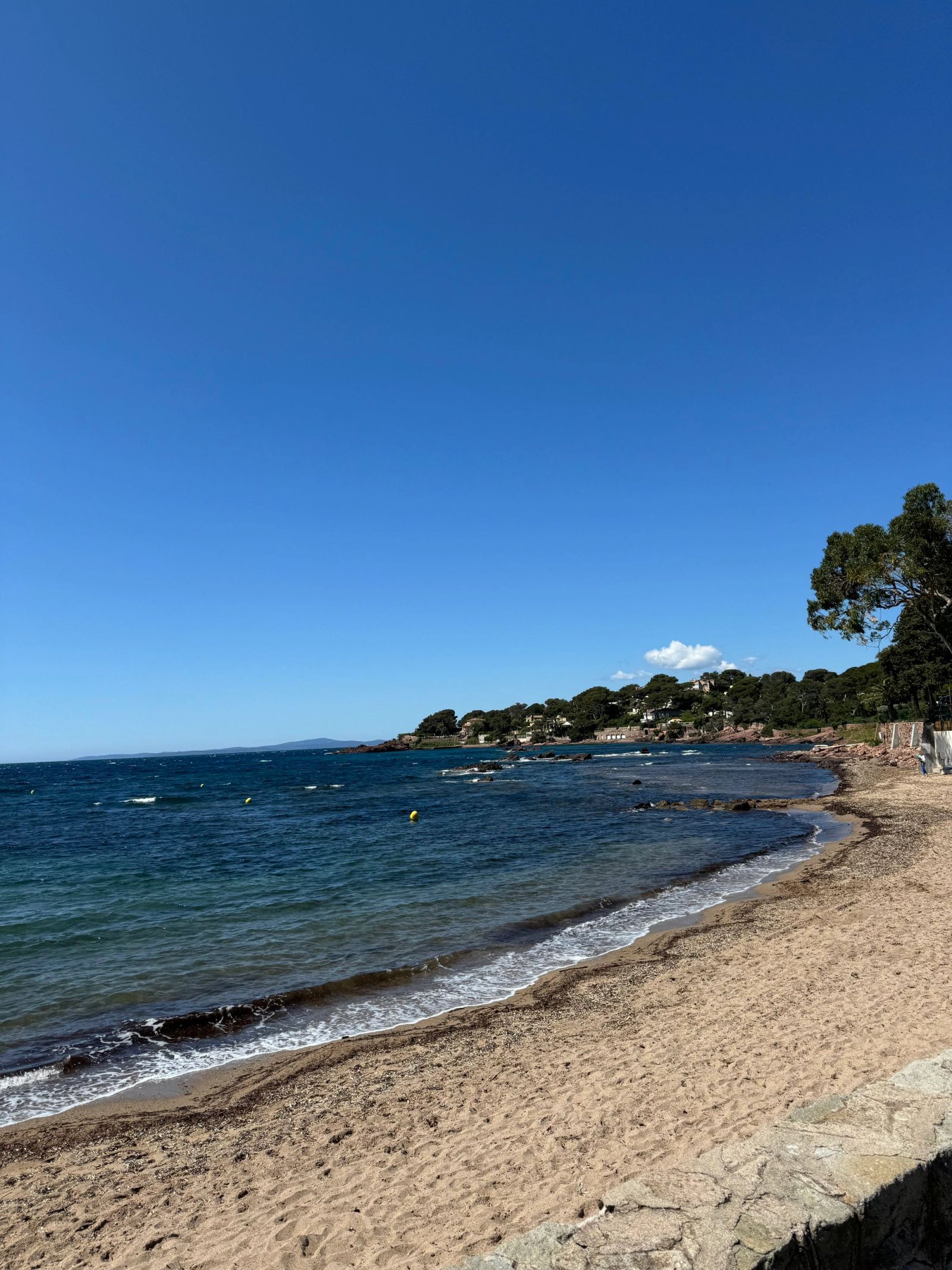 The beautiful beaches of the French Riviera didn't disappoint