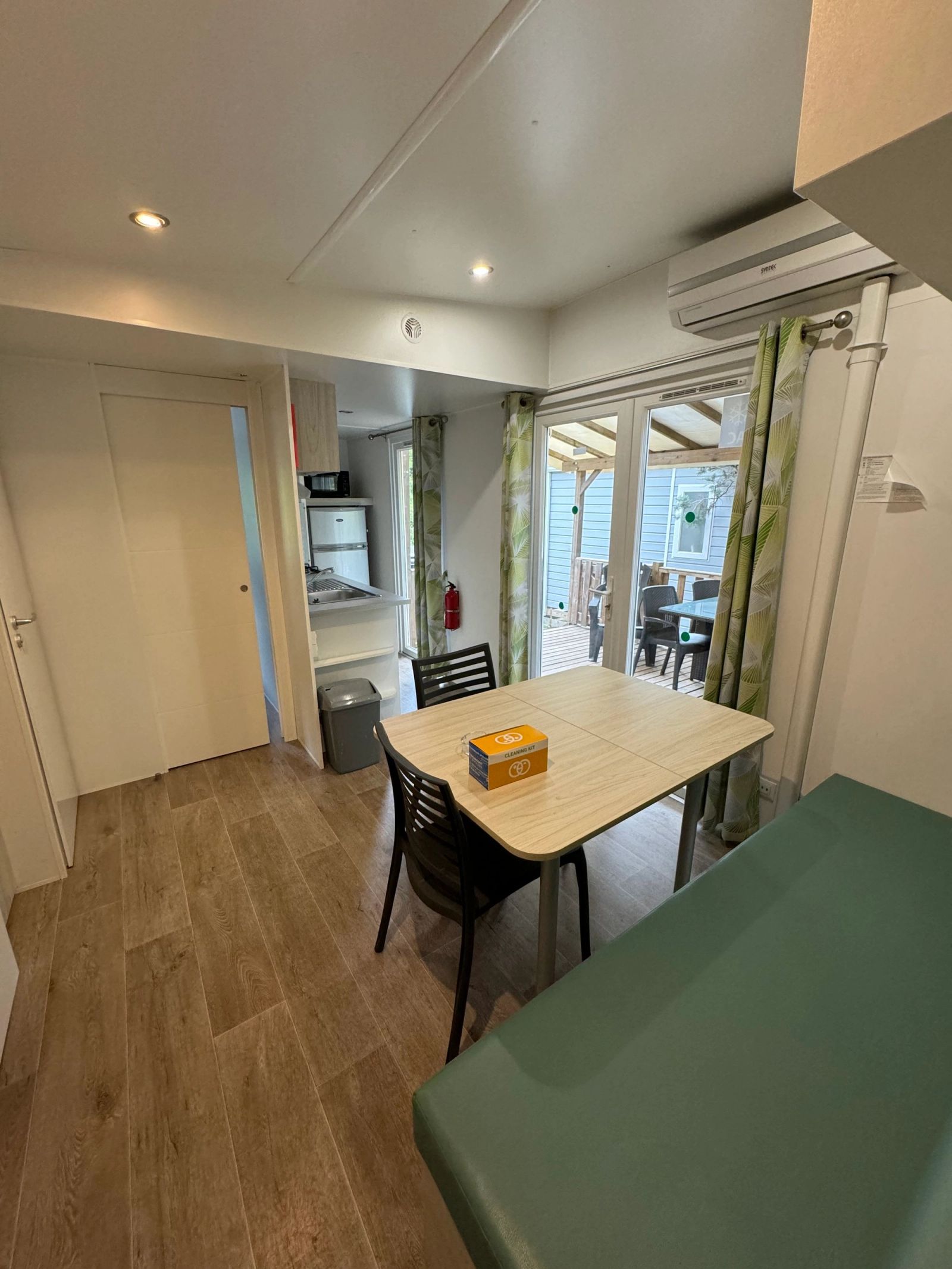 The accommodation was modern and spacious