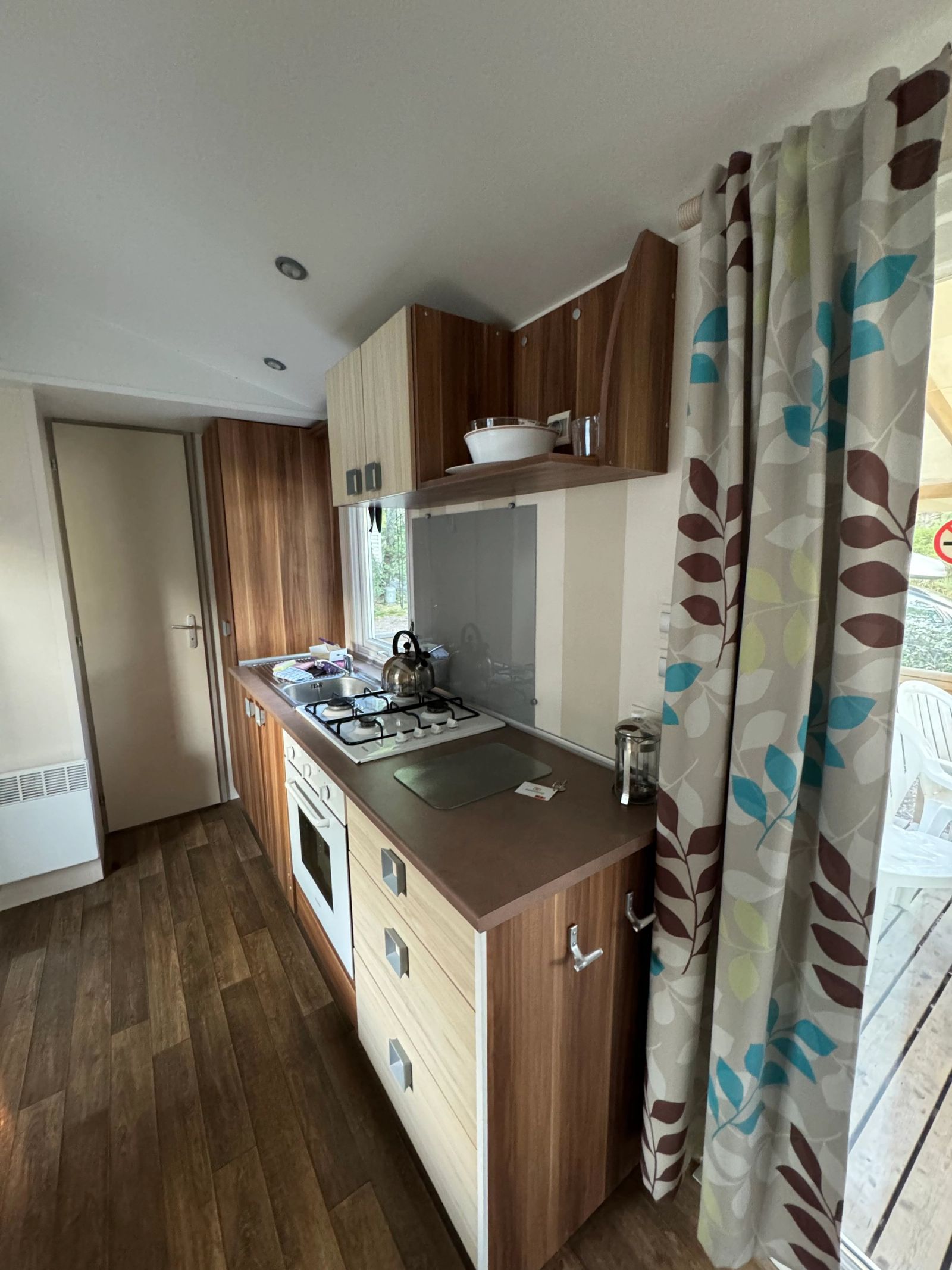 The kitchen was fully equipped, large and spacious