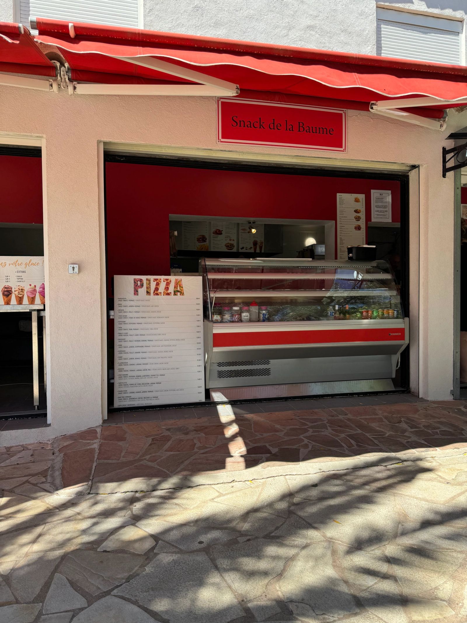 The pizzas were amazing!