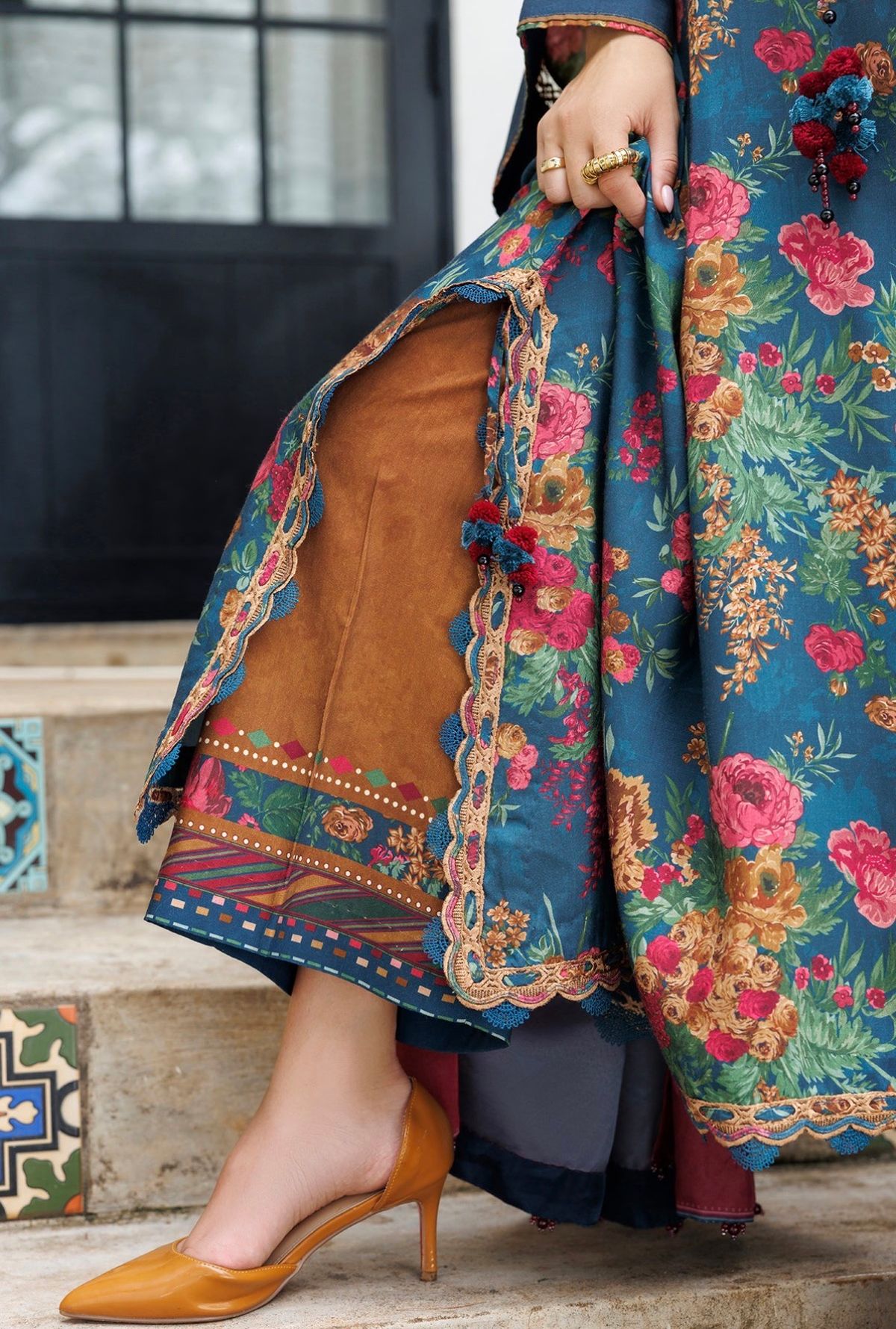 BAROQUE-DIGITAL PRINTED VISCOSE SF-4562 photo 4