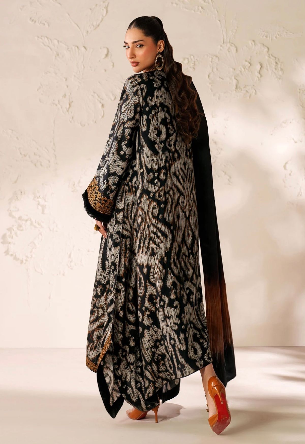 BAROQUE-EMBROIDERED VISCOSE SILK SF-4289 photo 3