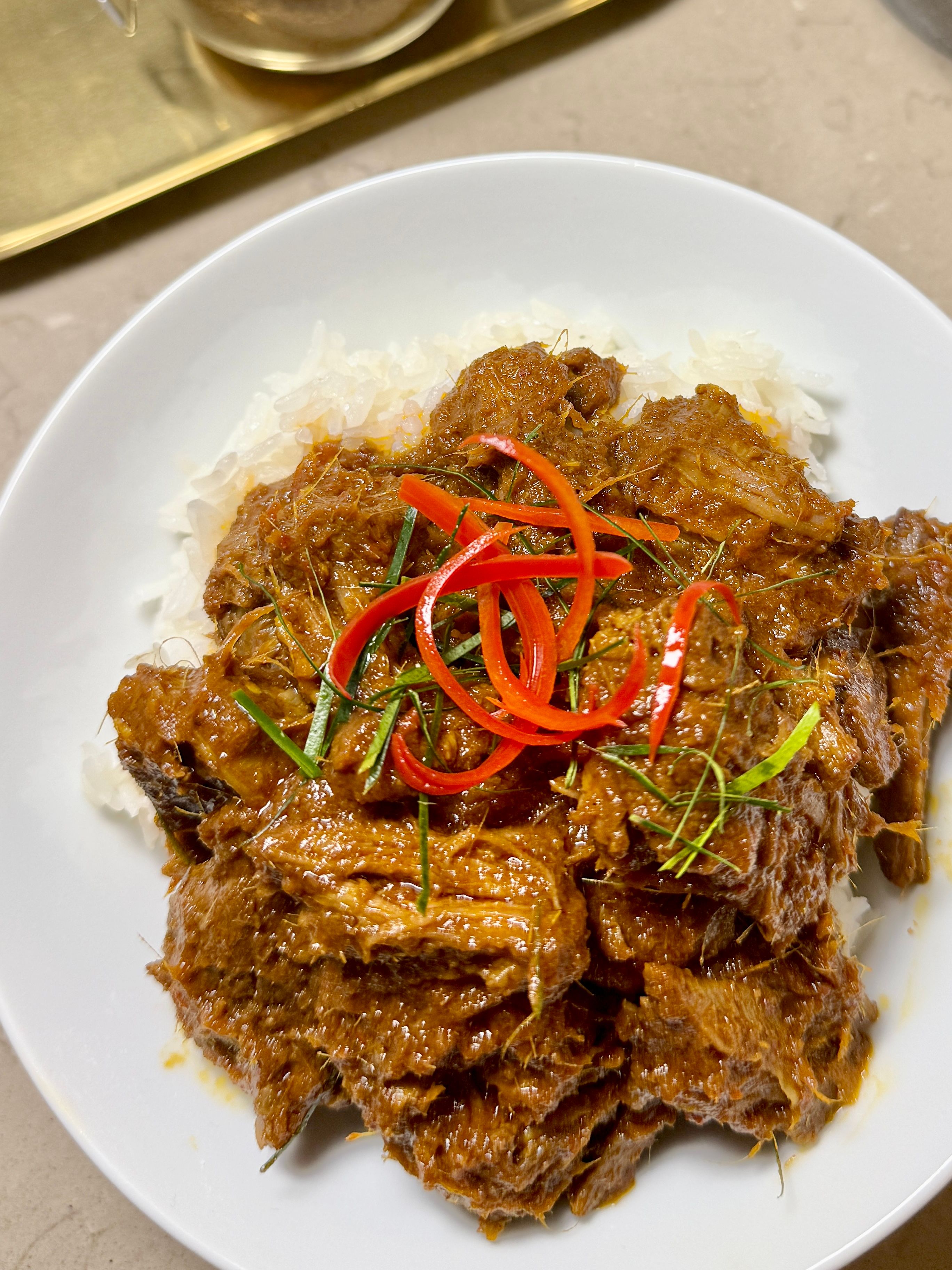 Beef rendang