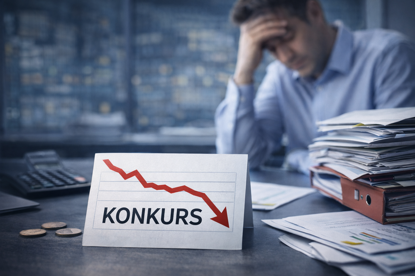 Tidlig identifisering av konkursrisiko gjennom løpende overvåkning og varsling.