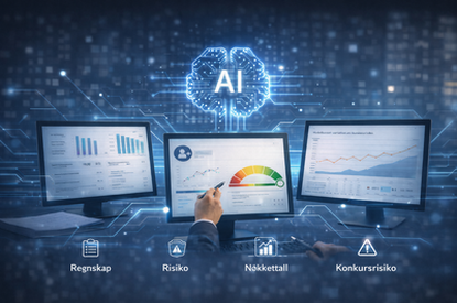 AI-basert vurdering av selskapsøkonomi og konkursrisiko.