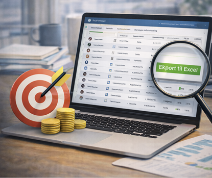 Målrettede B2B-prospektlister basert på oppdaterte og kvalitetssikrede bedriftsdata – klare til bruk i salgs- og markedsarbeid.