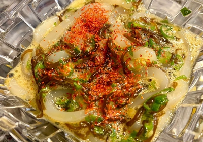Creamy Japanese Squid & Seaweed Salad 