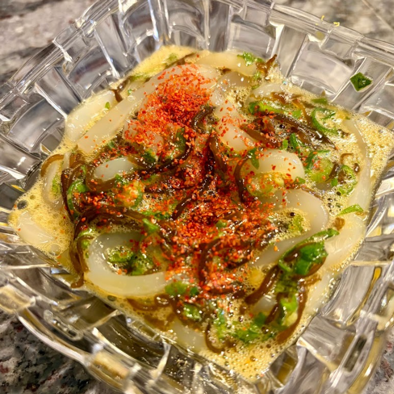 Creamy Japanese Squid & Seaweed Salad 
