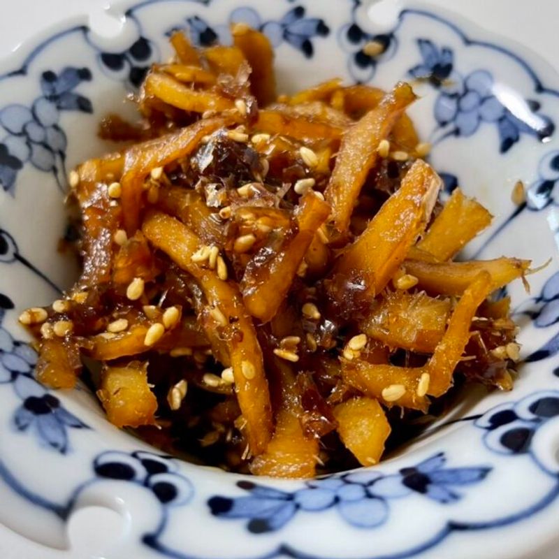 Ginger Tsukudani – Ginger Simmered in Soy Sauce