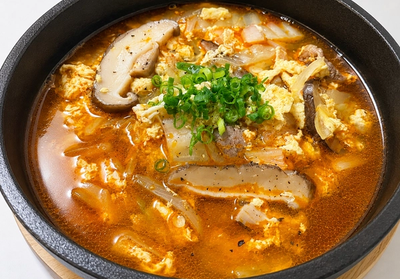 Spicy Korean Style Beef and Napa Cabbage Soup