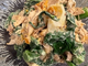 Nanohana and Chicken Tender Egg Salad