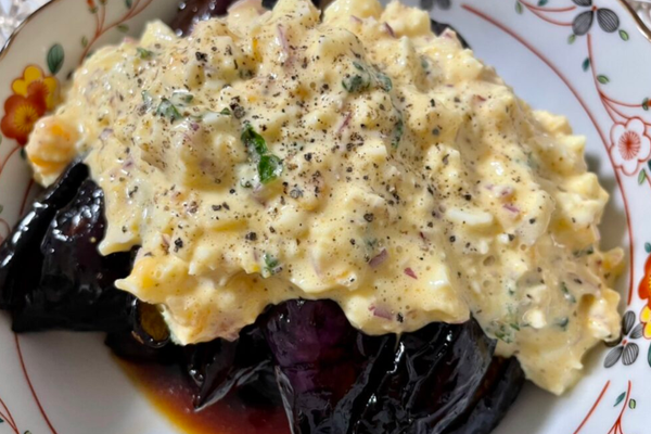 Japanese Eggplant Nanban with Homemade Tartar Sauce