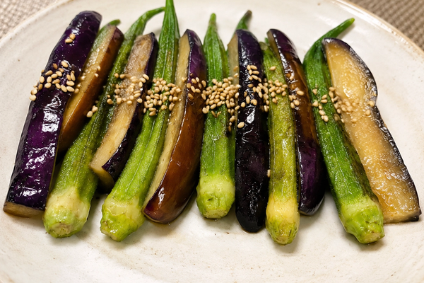 薑汁醃茄子秋葵