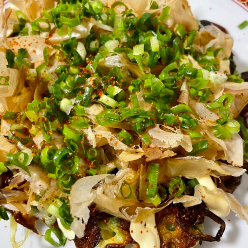 Japanese Green Onion Pancake