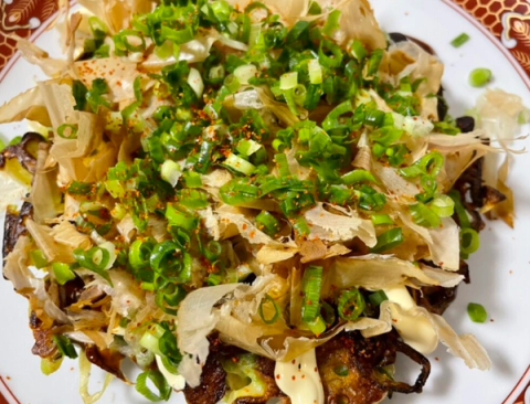Japanese Green Onion Pancake