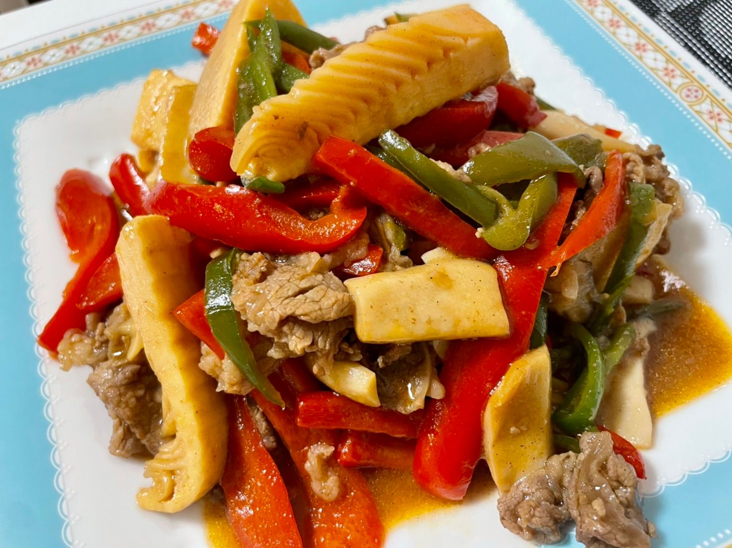 Beef and Bell Pepper Stir-Fry with Oyster Sauce